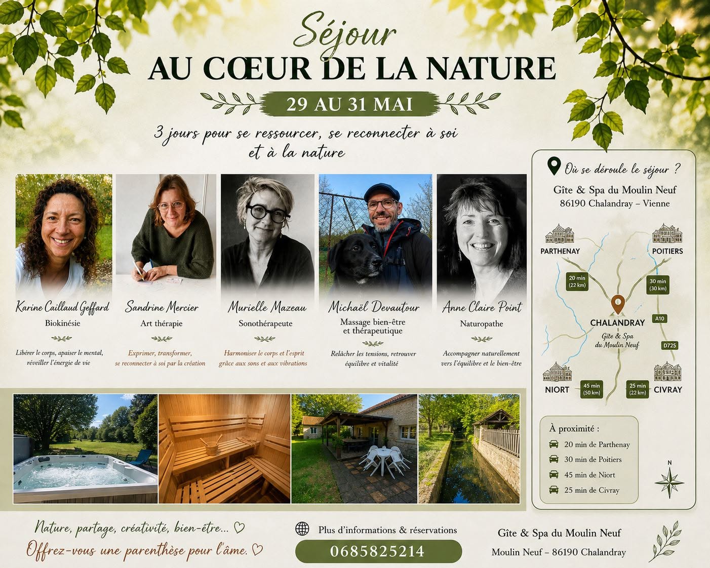 Affiche du séjour
